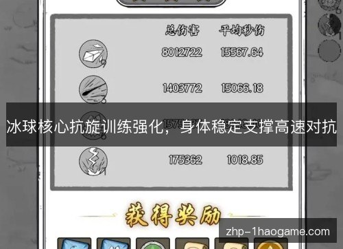 冰球核心抗旋训练强化,身体稳定支撑高速对抗 冰球核心抗旋训练强化,身体稳定支撑高速对抗